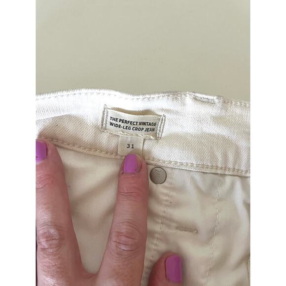 Madewell Perfect Vintage Wide Leg Crop Jean - Picture 11 of 14